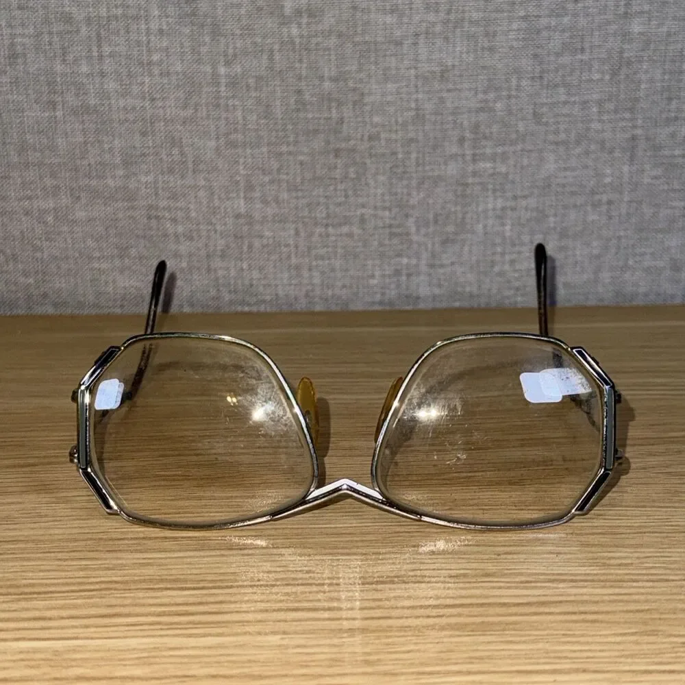 Vintage Landolfi 4022 Octagon Geometric Eyeglass Frames Retro 80s Designer HTF